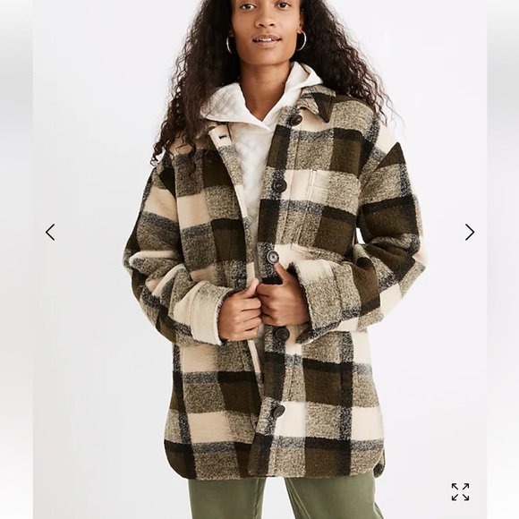 Madewell Jackets & Blazers - Madewell Belrose Cassel Plaid Jacket